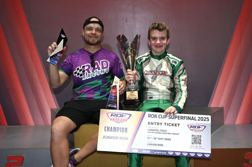 Mikko Nassi, Conrad Garrow. Rotax Asia ROK Superfinals Ticket